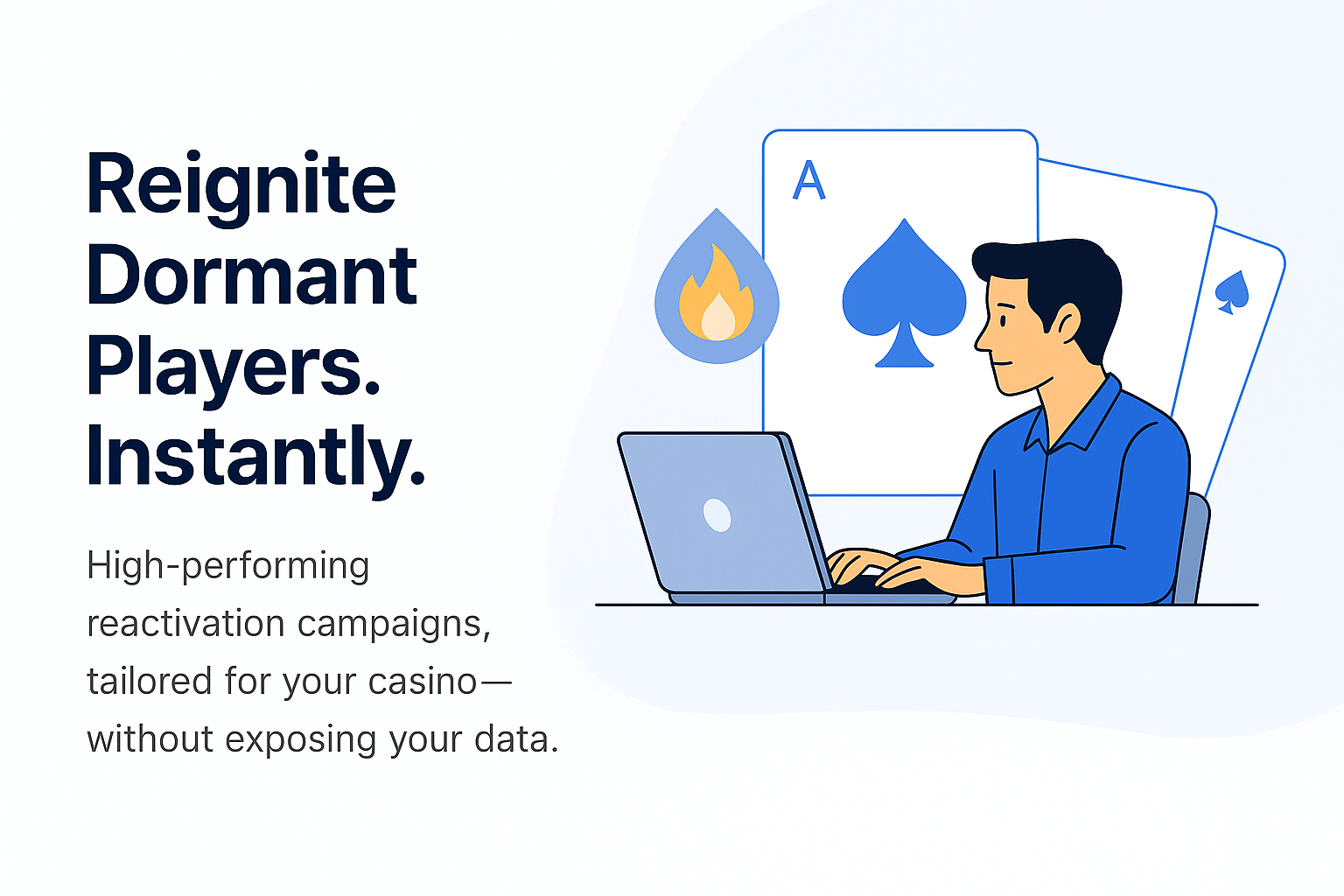Welcome Banner with Casino Theme